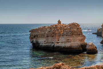 beach in algarve portugal