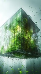 transparent architecture futuristic glass tower high resolution hd wallpaper