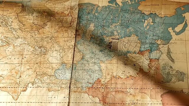 old map of north america