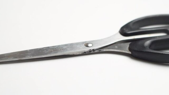 scissors on white background