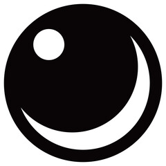 家紋です。石持地抜三日月に星と言います。 © じゅん