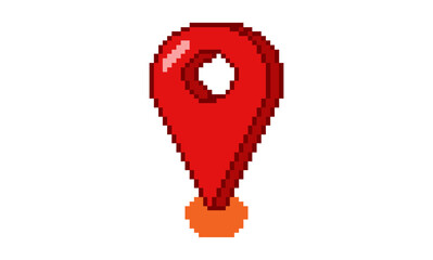 gps icon pixel art