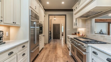 Fototapeta premium Modern Farmhouse Kitchen Interior