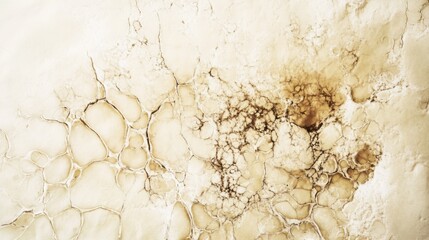 Aging cells observed in a laboratory under magnification. Featuring cellular breakdown and aging