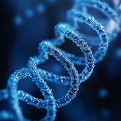DNA Double Helix, Scientific Illustration, Molecular Structure