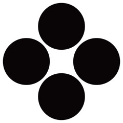 家紋です。四つ星と言います。