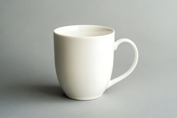 Obraz premium Blank White Ceramic Mug Mockup for Branding