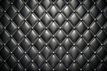 Sleek black rhombus pattern, a luxurious geometric seamless backdrop.