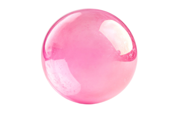 A Pink Orb Glowing Softly a Dreamy Sphere of Light and Color