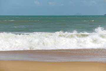 waves on the beach