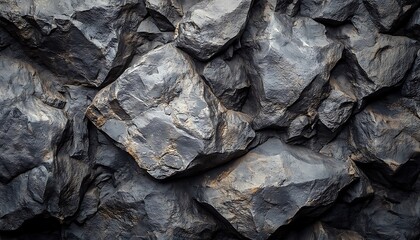 Dark gray rock wall texture background