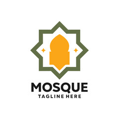 Islamic Mosque logo template