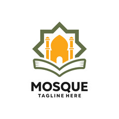 Fototapeta premium Islamic Mosque logo template
