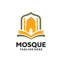 Fototapeta premium Islamic Mosque logo template