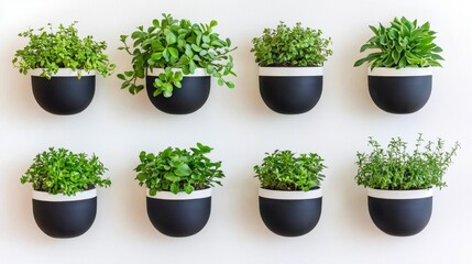 Sustainable Chic: Upcycled Tire Wall-Mounted Plant Holders in Modern Urban Home Decor,3D rendering