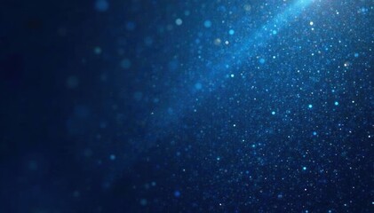 Obraz premium Dark blue background with a light cross and subtle glitter effect, metallic, premium