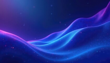 Obraz premium Deep blues and purples dominate the scene with swirling gradient textures, deep, gradient, background