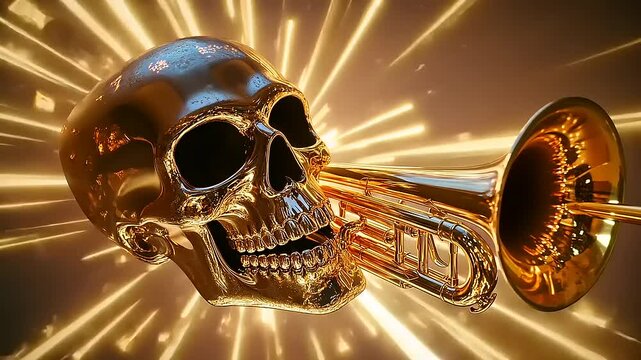 golden key on black background