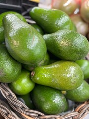 pile of avocado in the market
