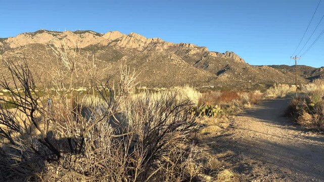 Man Offroading on a Onewheel in the Foothills of NM