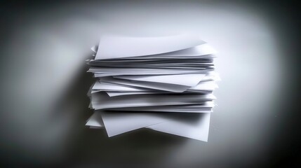 Stack of White Papers  Documents  Office  Paperwork  Files  Administration  Business  Orga
