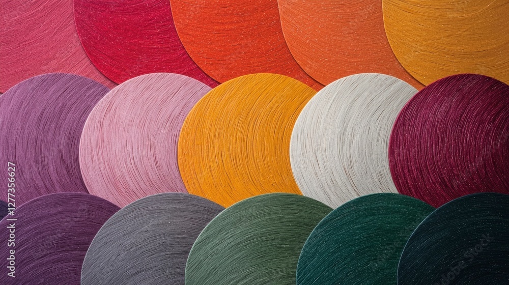 Poster abstract colorful circular texture background design