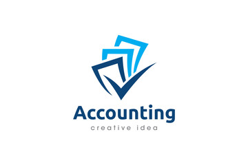 Creative Accounting Logo Design Template