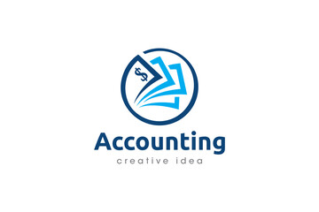 Creative Accounting Logo Design Template