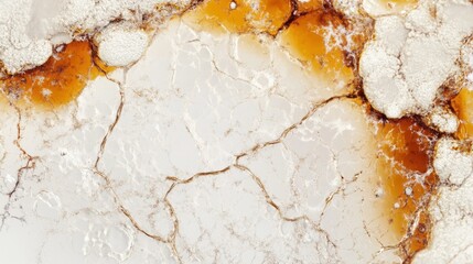 Aging cells under observation in a lab. Featuring biological aging and cellular degeneration