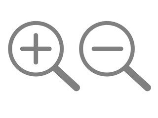 拡大縮小のアイコン