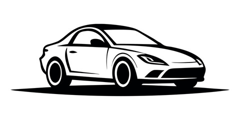 Fototapeta premium vector illustration of a car