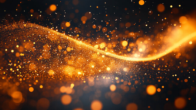 Abstract 3D illustration of 5G technology symbolizing high-speed wireless data transmission. Digital funnel visualizes big data flow in cyberspace with modern bright tones and blurred space