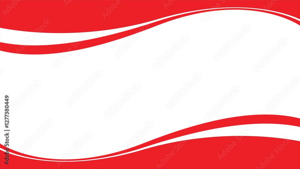 Poster red color abstract background design with water wave style, abstract background