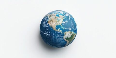 Fototapeta premium E-Government Concepts. Globe illustrating Earth with continents and oceans visible.
