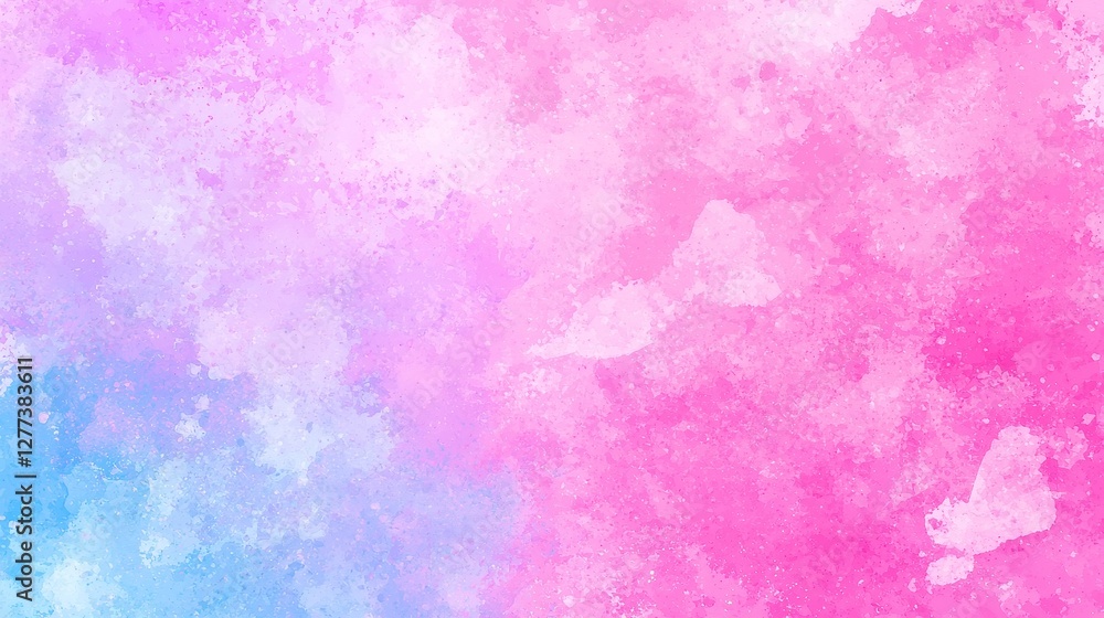 Poster vibrant abstract watercolor design, a lively and imaginative blend of colors creating an artistic pa
