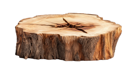 A large piece of wood with a hole in the middle