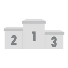 Podium competition 1st 2nd 3rd