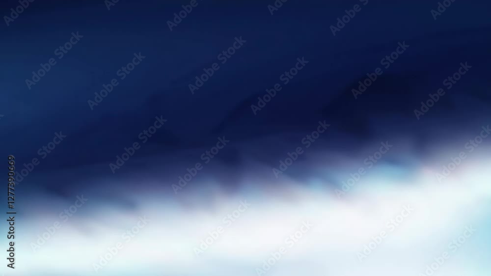 Poster abstract gradient of dark blue and white with smooth transitions, atmospheric and serene backdrop. m
