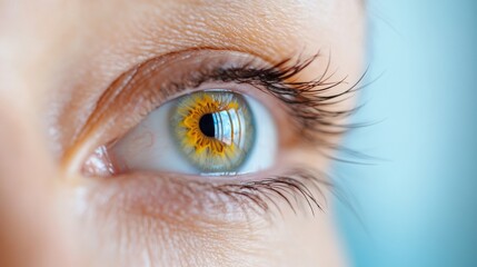 Wisdom reflected in the gaze of an elderly woman at dawn