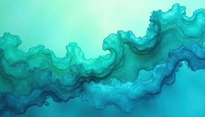 Abstract wash of blues and greens, soft texture, vibrant, texture, creative