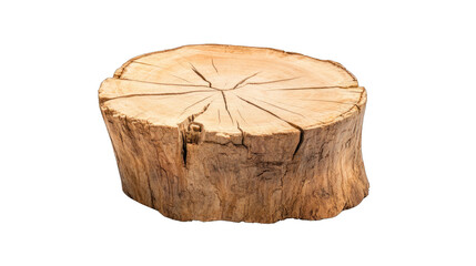 A large log with a hole in the middle