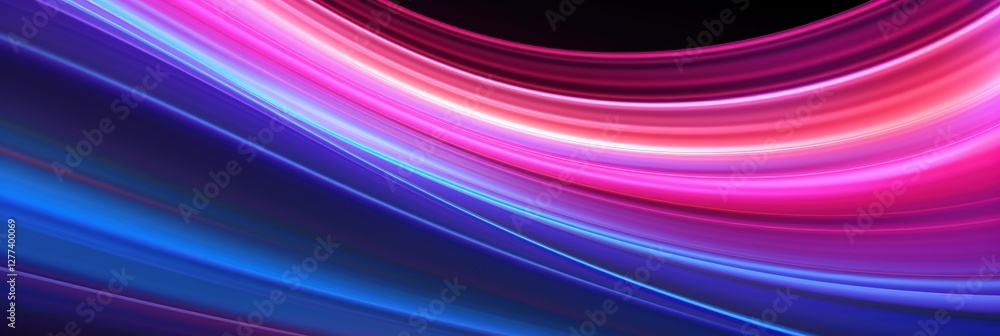 Aufkleber a vibrant swirl of colorful light streaks against a dark background, creating a dynamic and energeti