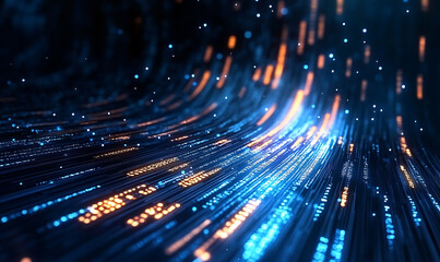 abstract blue background-generative ai