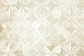 Delicate floral pattern with a vintage aesthetic and subtle texture creating a soft look