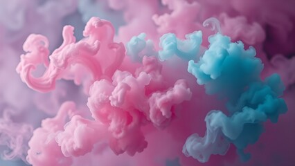 Fototapeta premium Dreamy pastel clouds background Concept of serenity, tranquility, dreams
