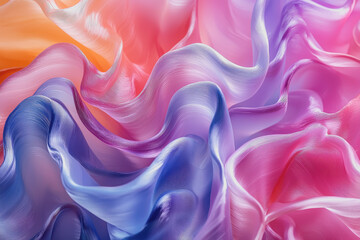 Colorful abstract background with wavy lines in vibrant hues and fluid shapes creating a dynamic design