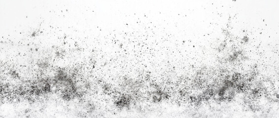 Abstract light gray background with scattered particles creating textured effect. This evokes sense of depth and movement, perfect for various design applications