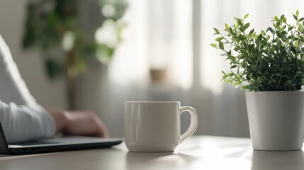 Chronic back pain from desk work. Featuring visible discomfort and strain