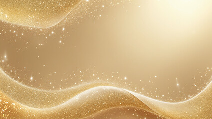 Warm gold shimmer fading into creamy white