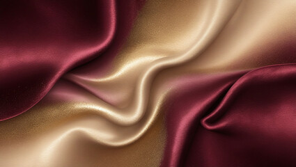 Obraz premium Luxurious burgundy to gold velvet gradient